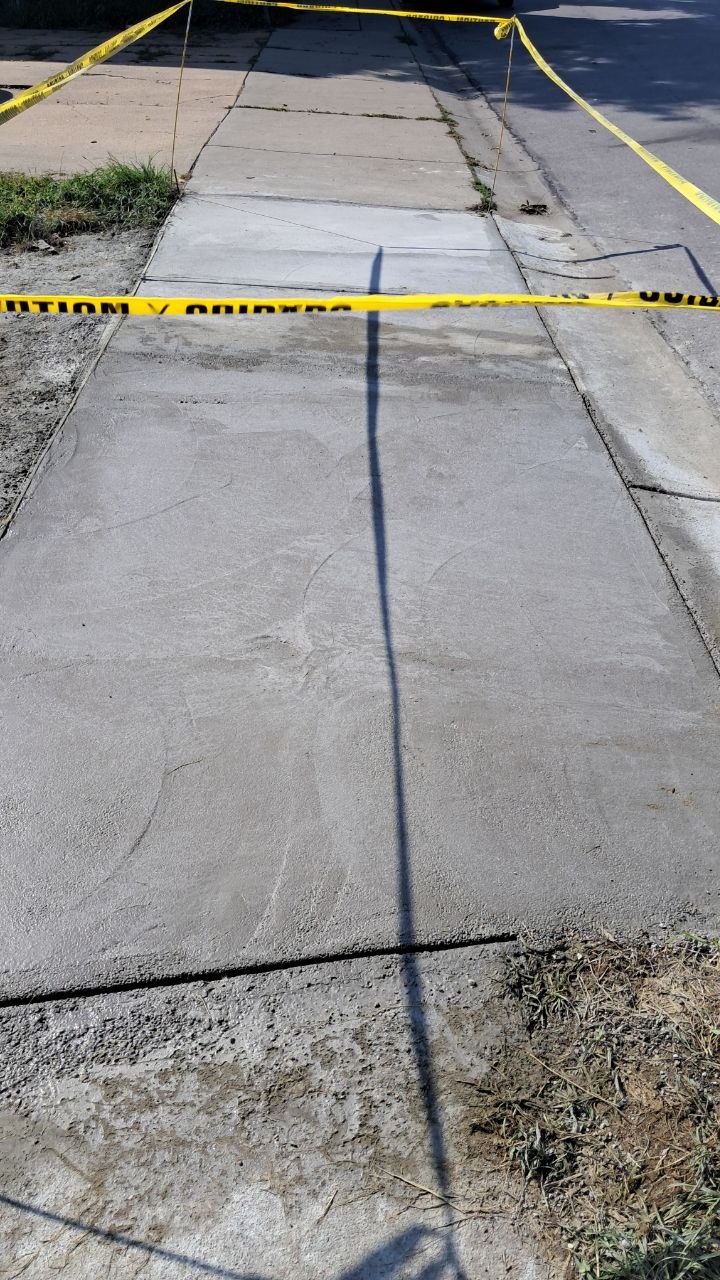 Sidewalk Replacement — Smooth Finish