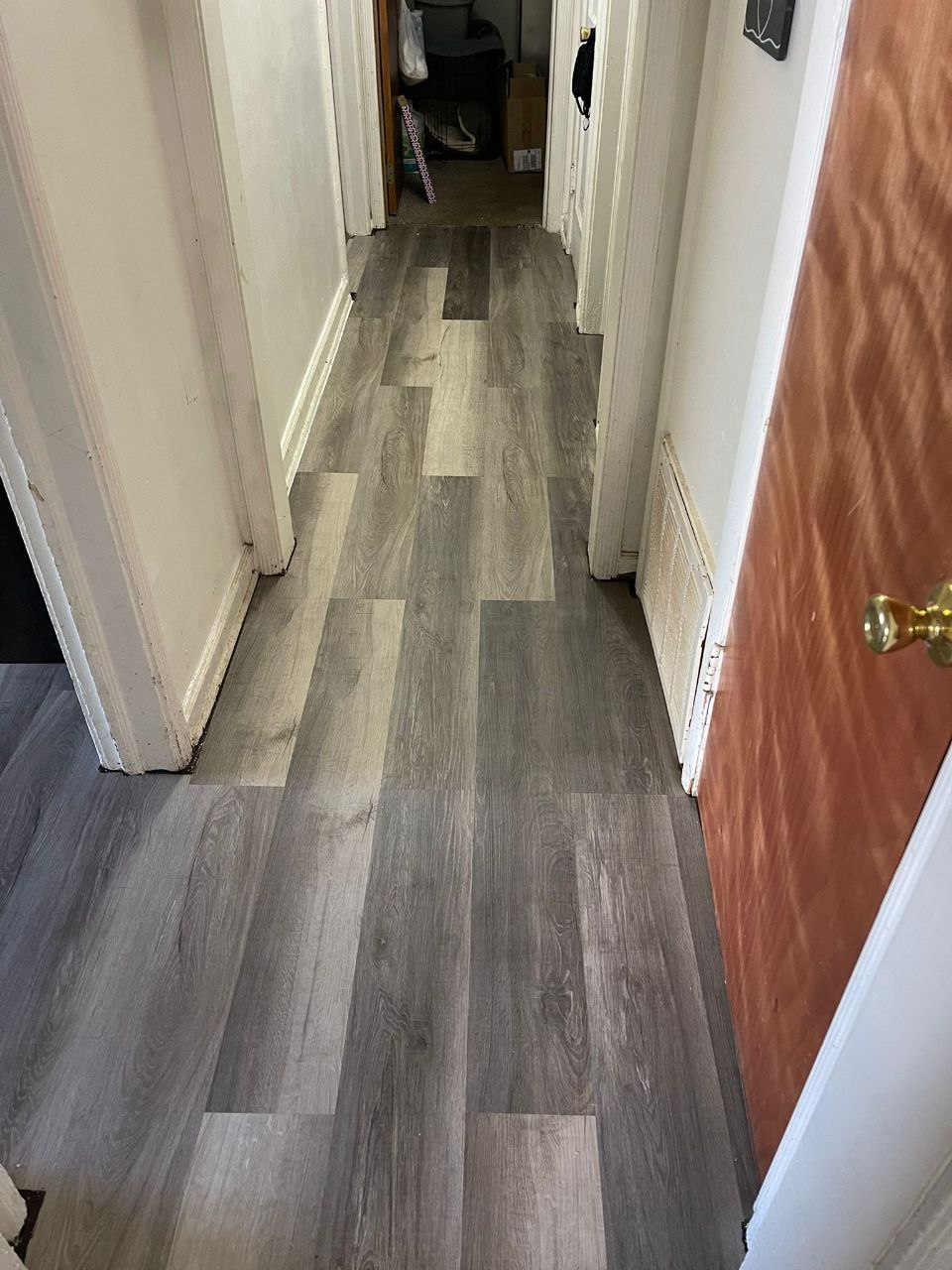 LVP Flooring — Hallway & Bedrooms