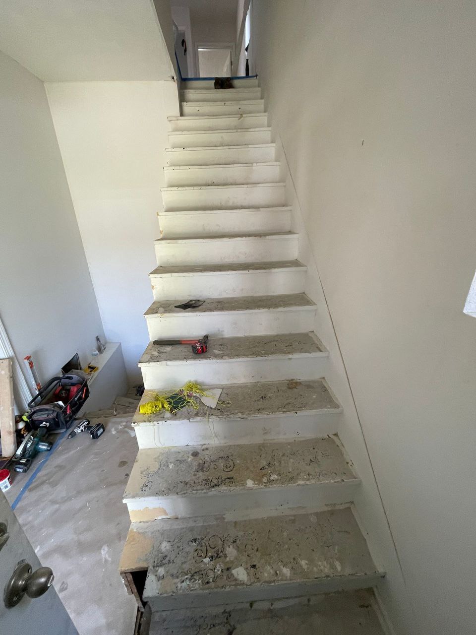 Interior Stair Refinishing — before
