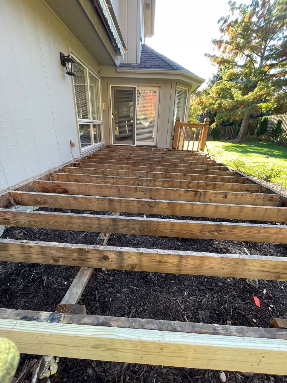 Rear Deck Rebuild — before