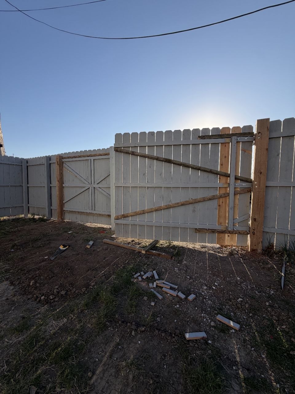 Commercial Fence & Gate — Rebuild